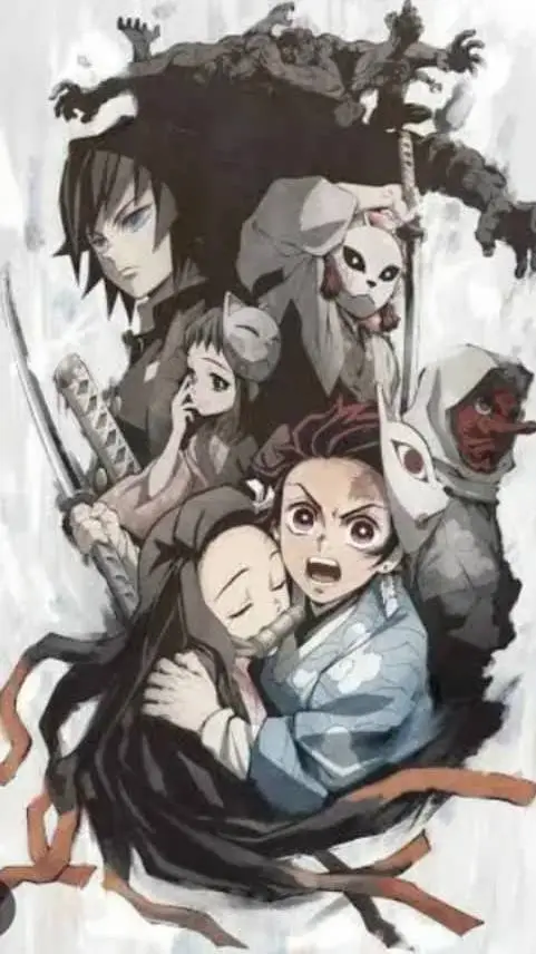 ai character: DEMON SLAYER background