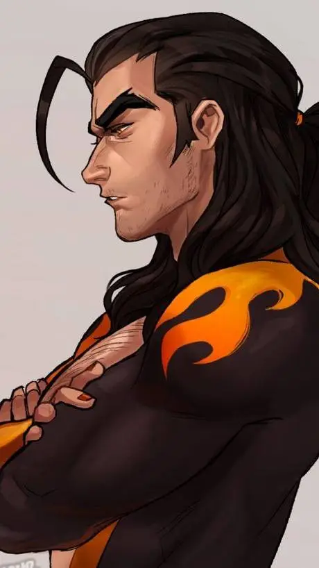 ai character: Flambae background