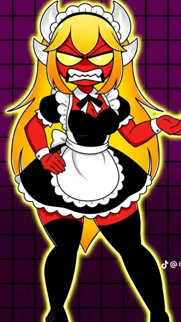 ai character: insane demon background