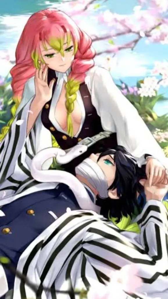 ai character: mitsuri obanai  background