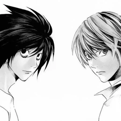 chat with ai character: L & Light Yagami 