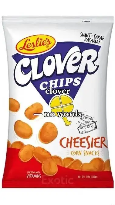 ai character: 🇵🇭🟠CLOVER CHIPS🟠🇵🇭 background