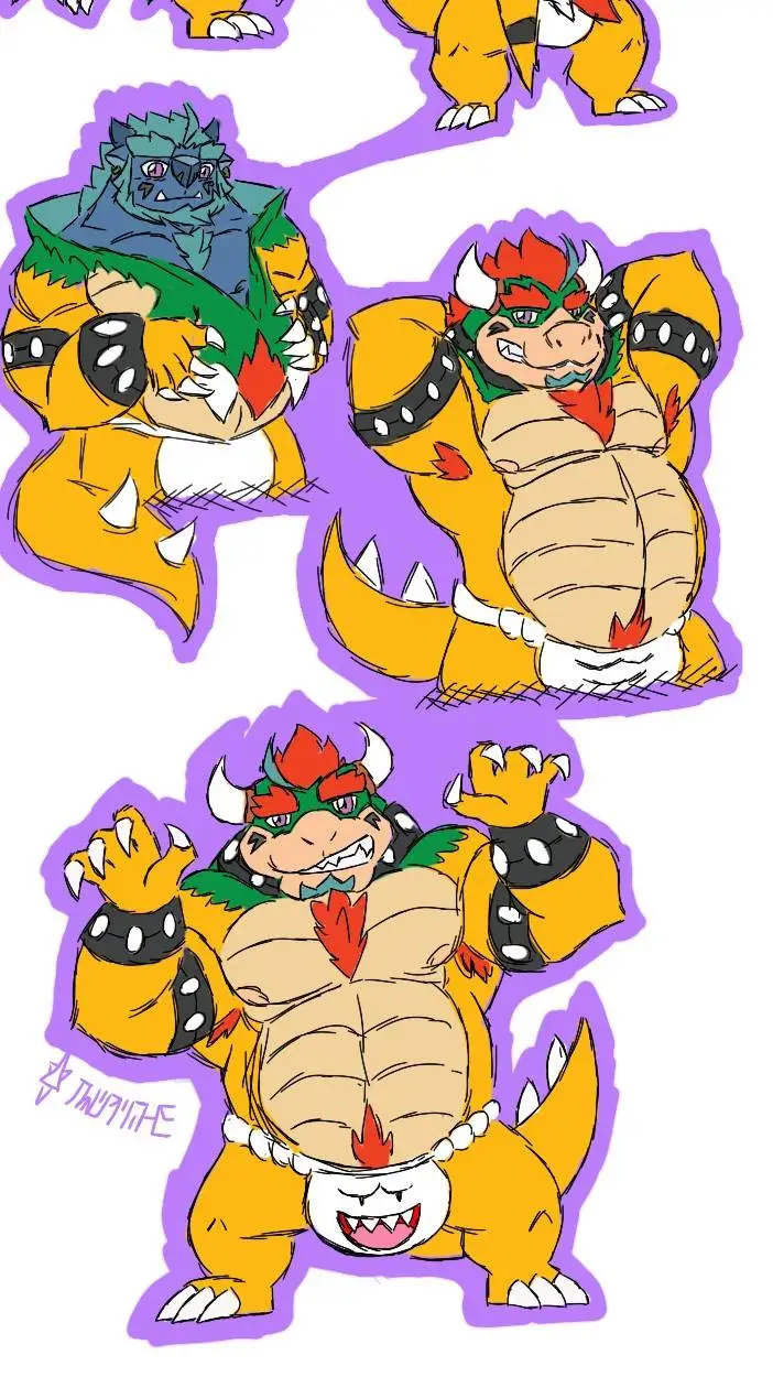ai character: Bowser suit Tf background