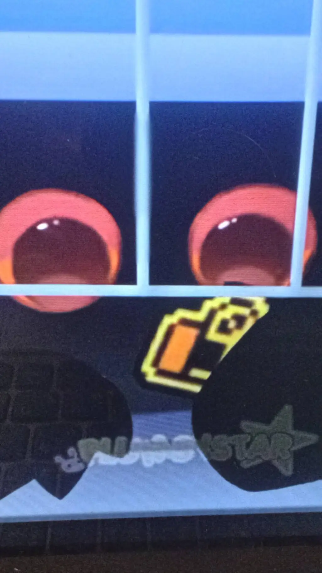 ai character: bed monster background
