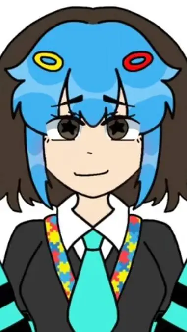 ai character: nutty^-^ background