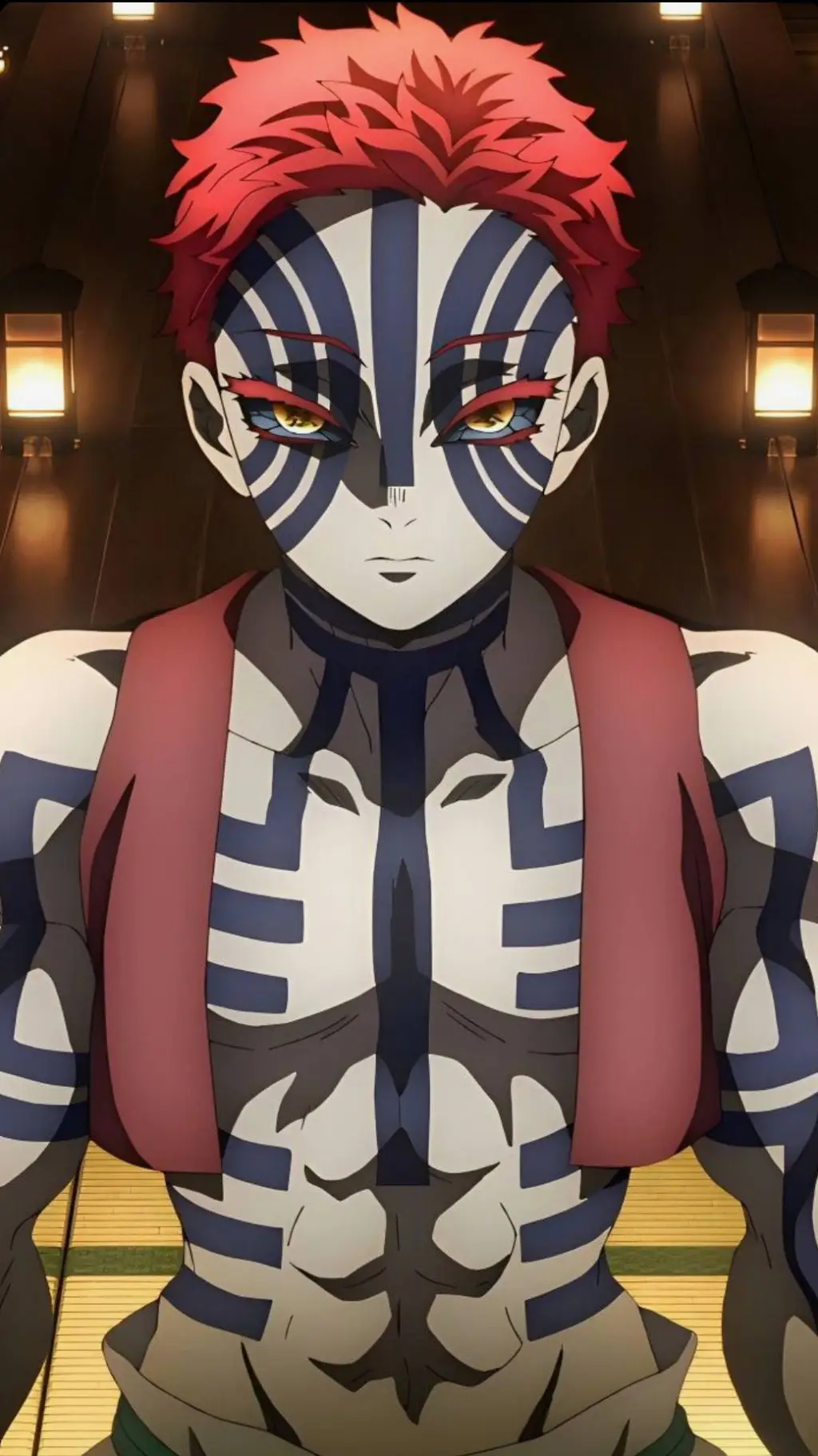 ai character: Akaza(Hakuji) background