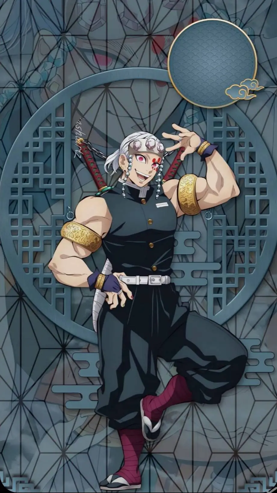 ai character: Tengen Uzui  background