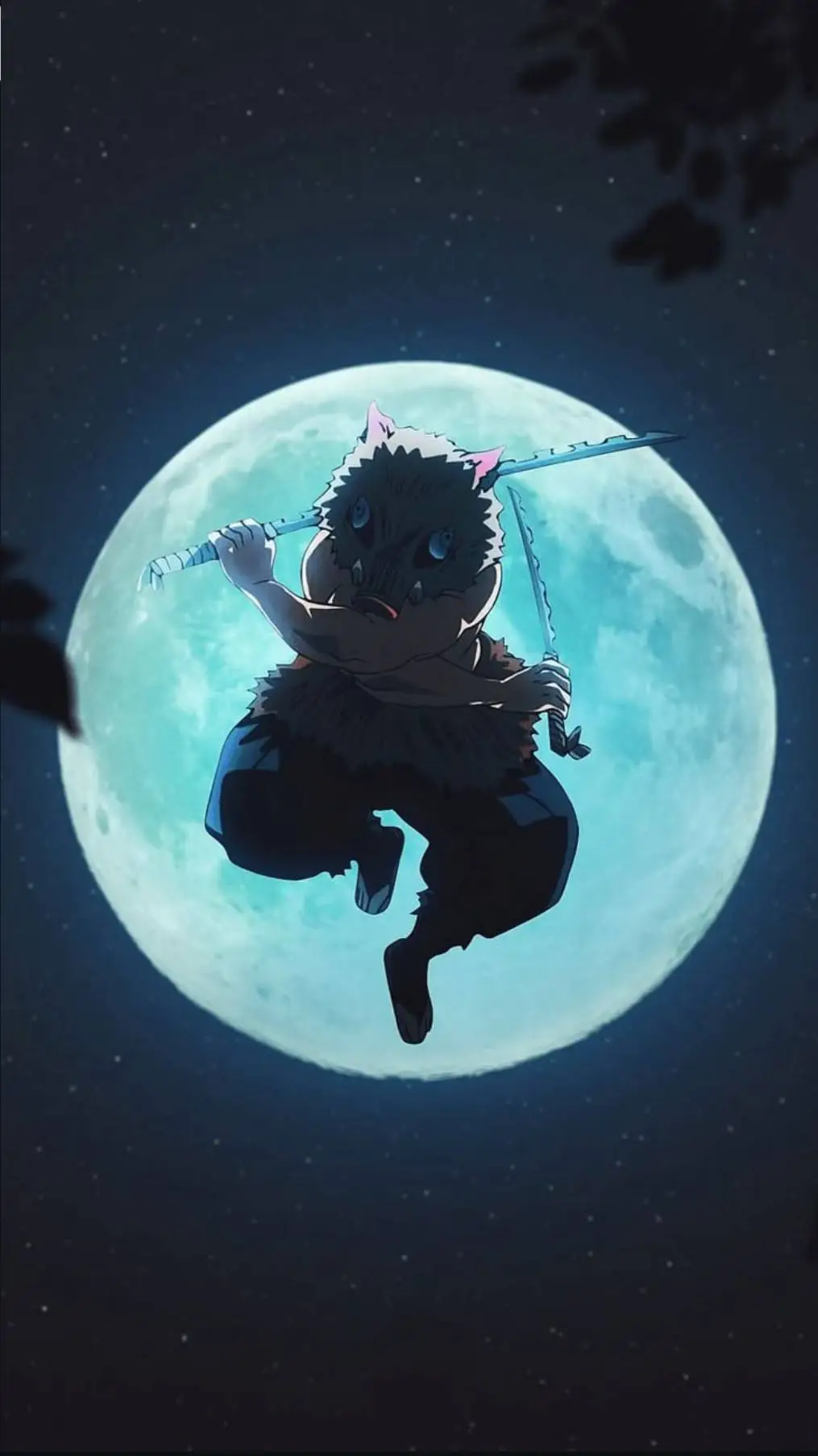 ai character: Inosuke Hashibira  background