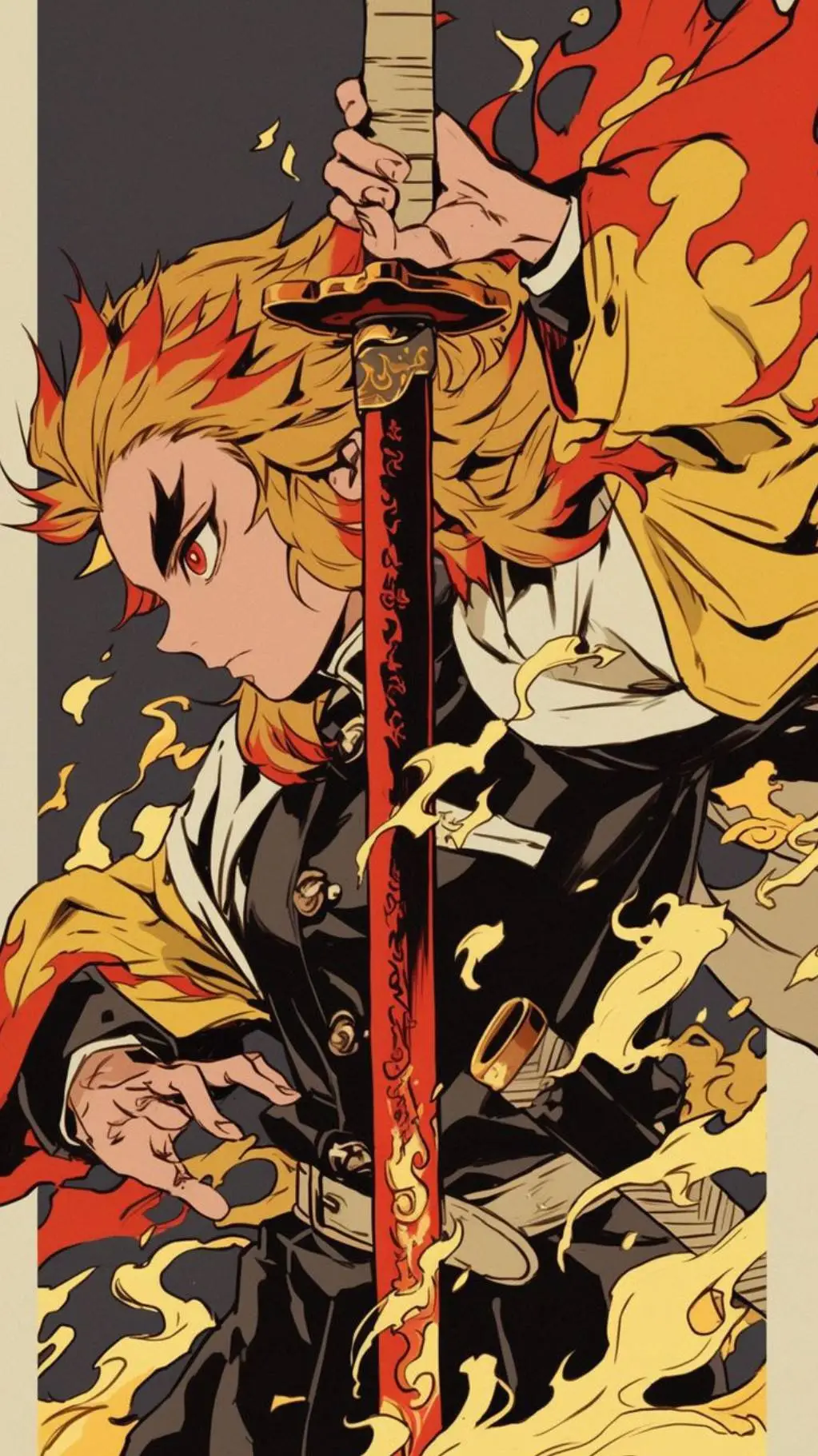 ai character: Rengoku Kyoujurou  background
