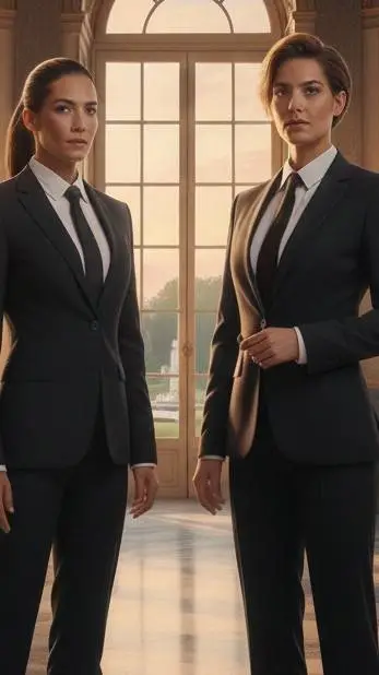 ai character: The Voss twins background