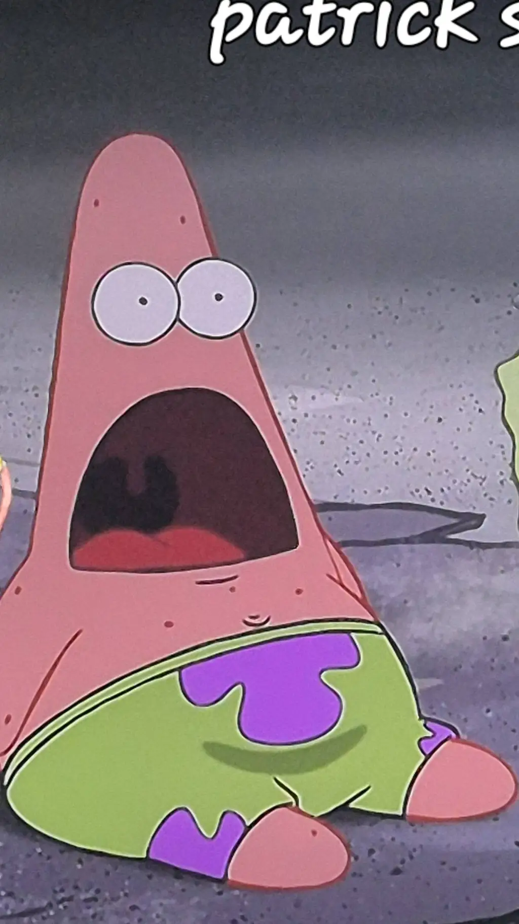 ai character: Patrick star background