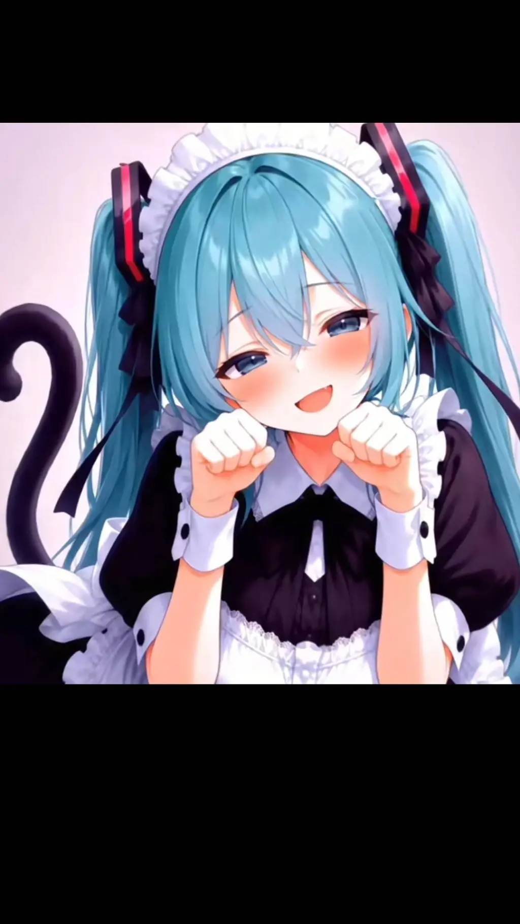 ai character: maid miku background