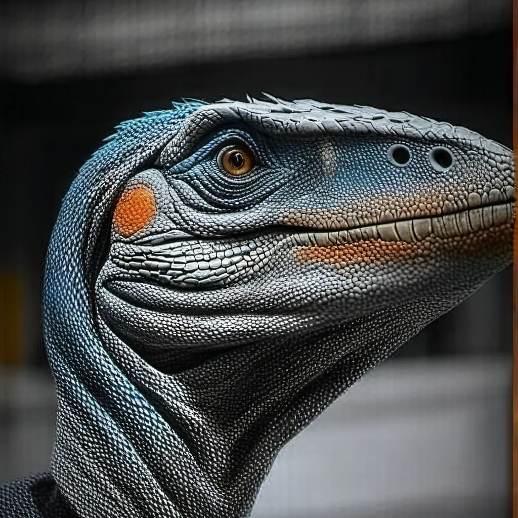 chat with ai character: Raptor Blue