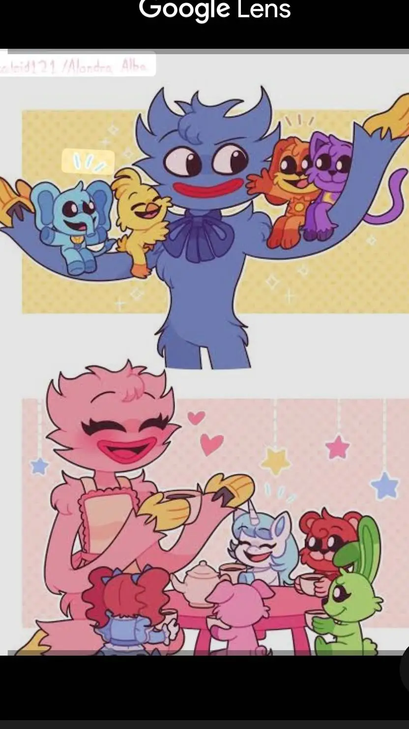 ai character: Playtime Family  background