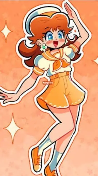 ai character: Princess Daisy!☆ background
