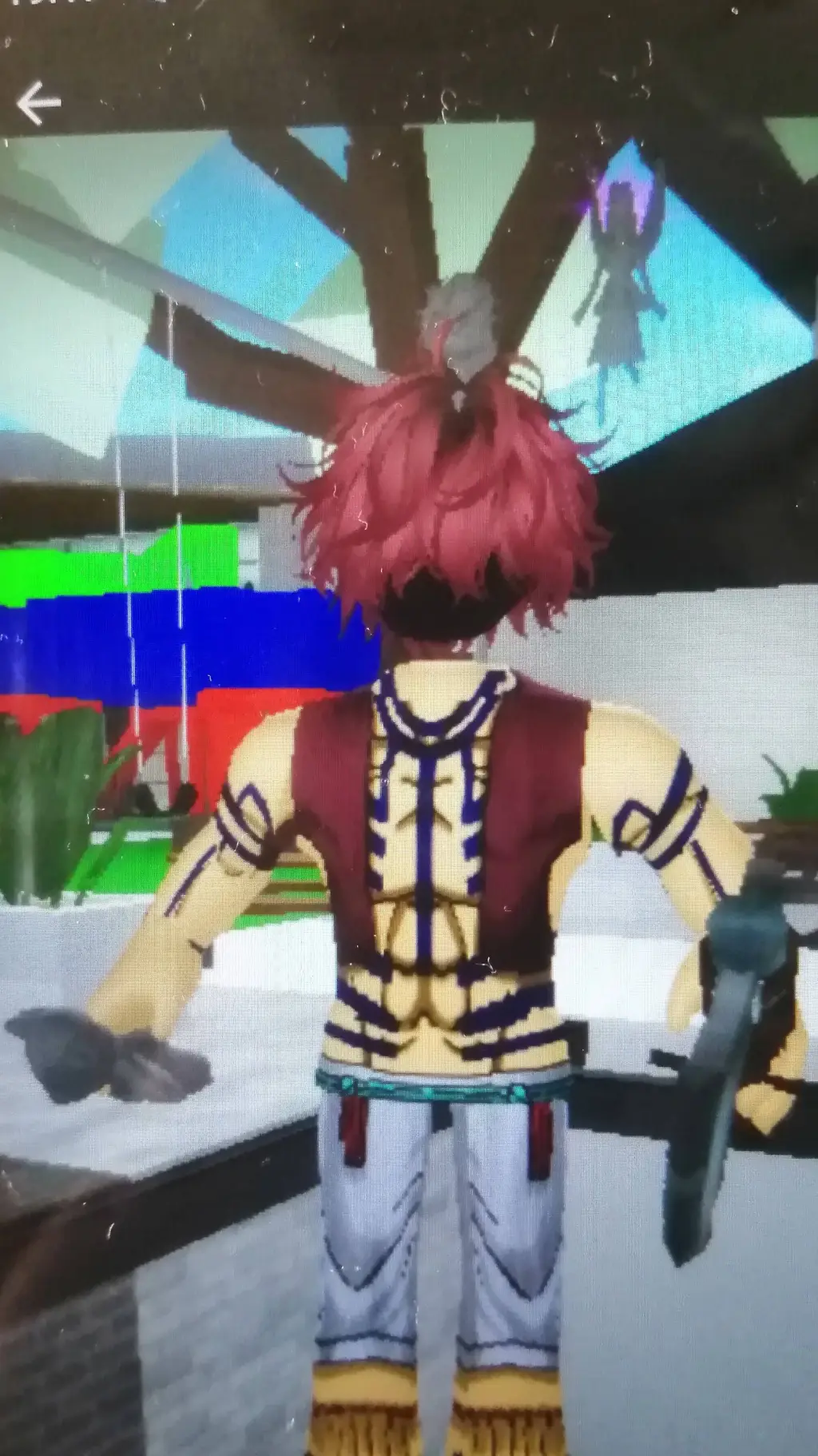 ai character: Akaza🏳️‍🌈 background