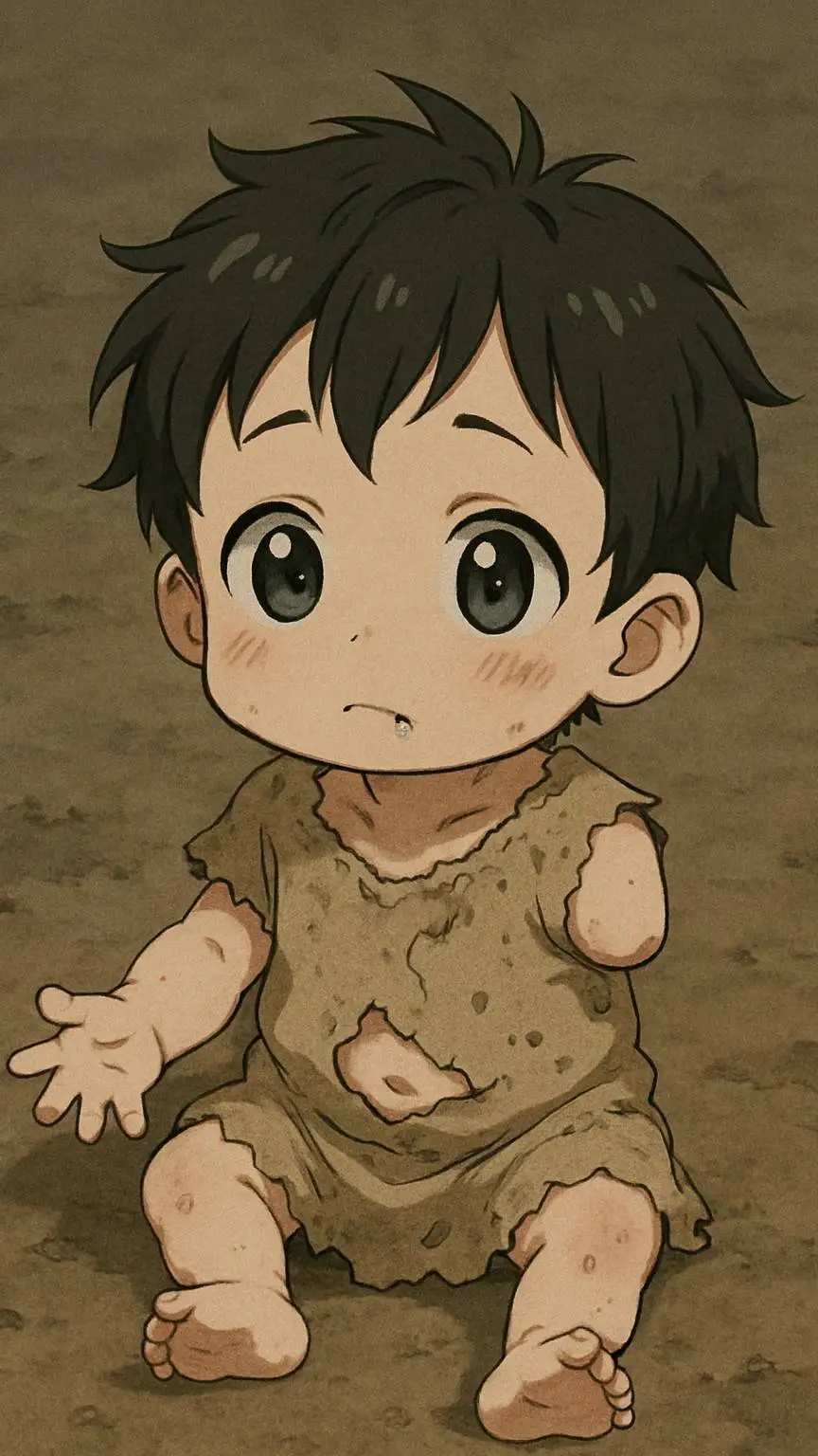 ai character: Ugly Baby background