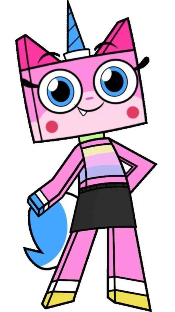 ai character: Unikitty  background
