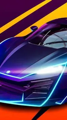 ai character: Neon Edition  background