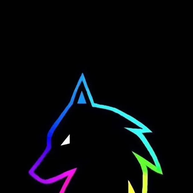 chat with ai character: Rainbow Wolf