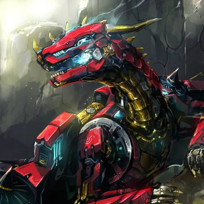 chat with ai character: EVO ROBOT DRAGON 