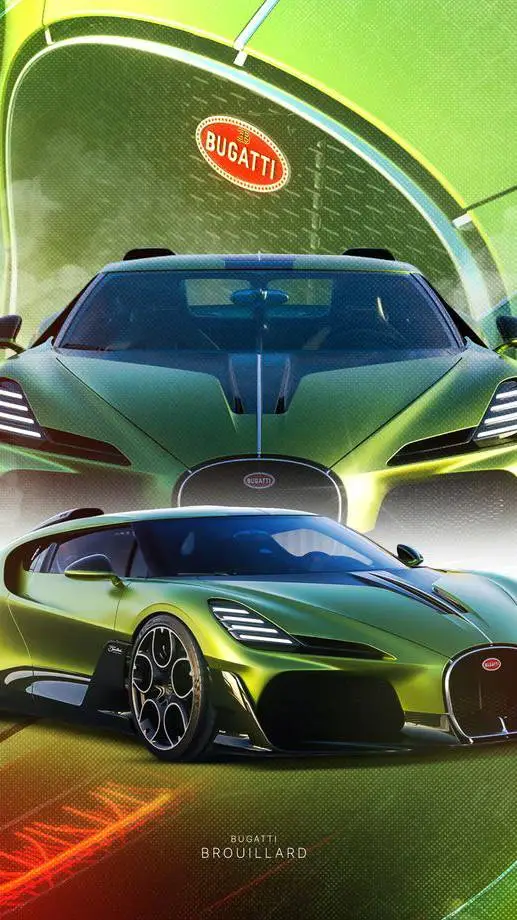 ai character: Bugatti background