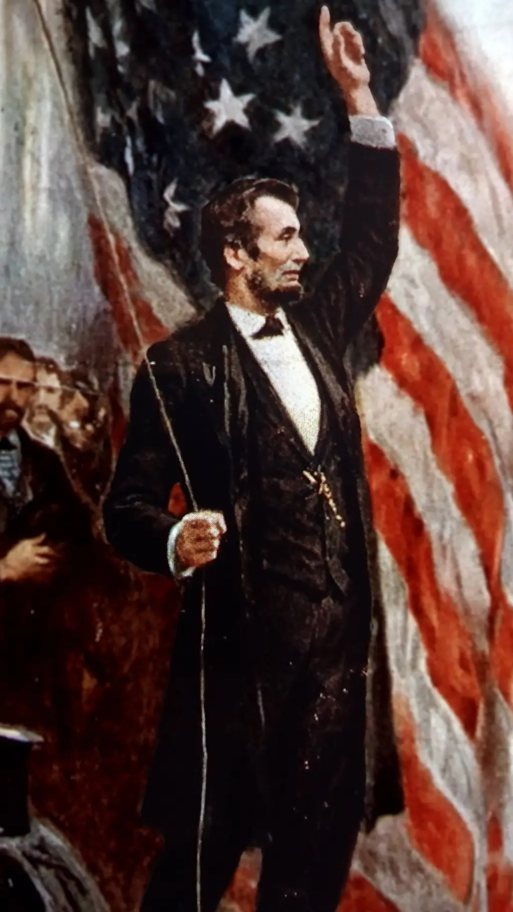 ai character: Abraham Lincoln background