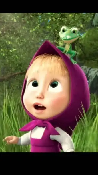 ai character: Masha Con La Rana background
