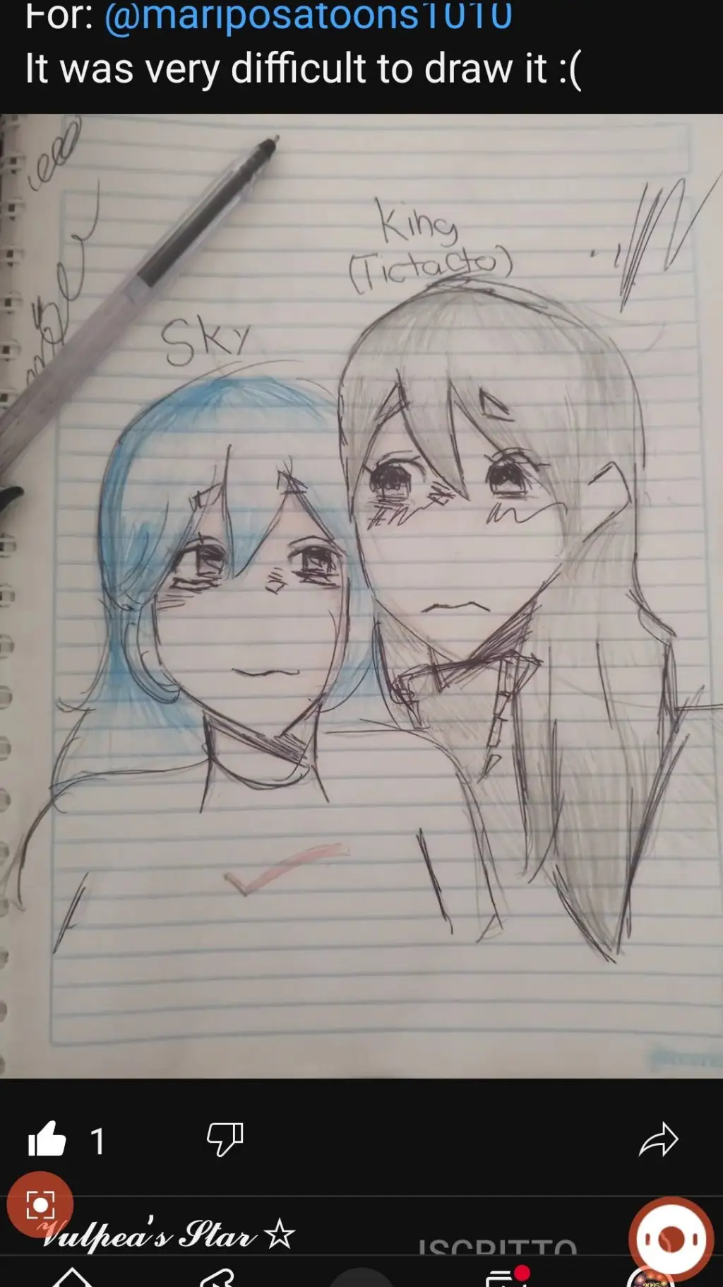 ai character: 💜💙King X Sky💙💜 background