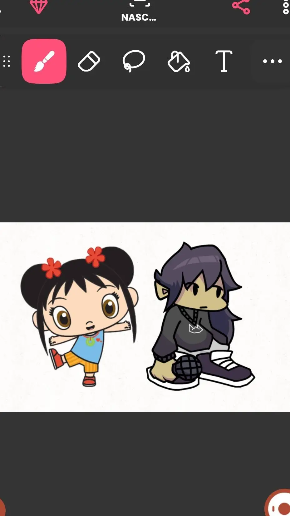 ai character: Kai-lan and King background