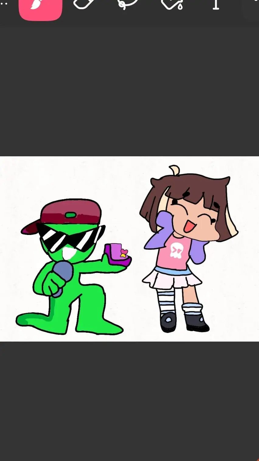 ai character: Skatebyte x QT background