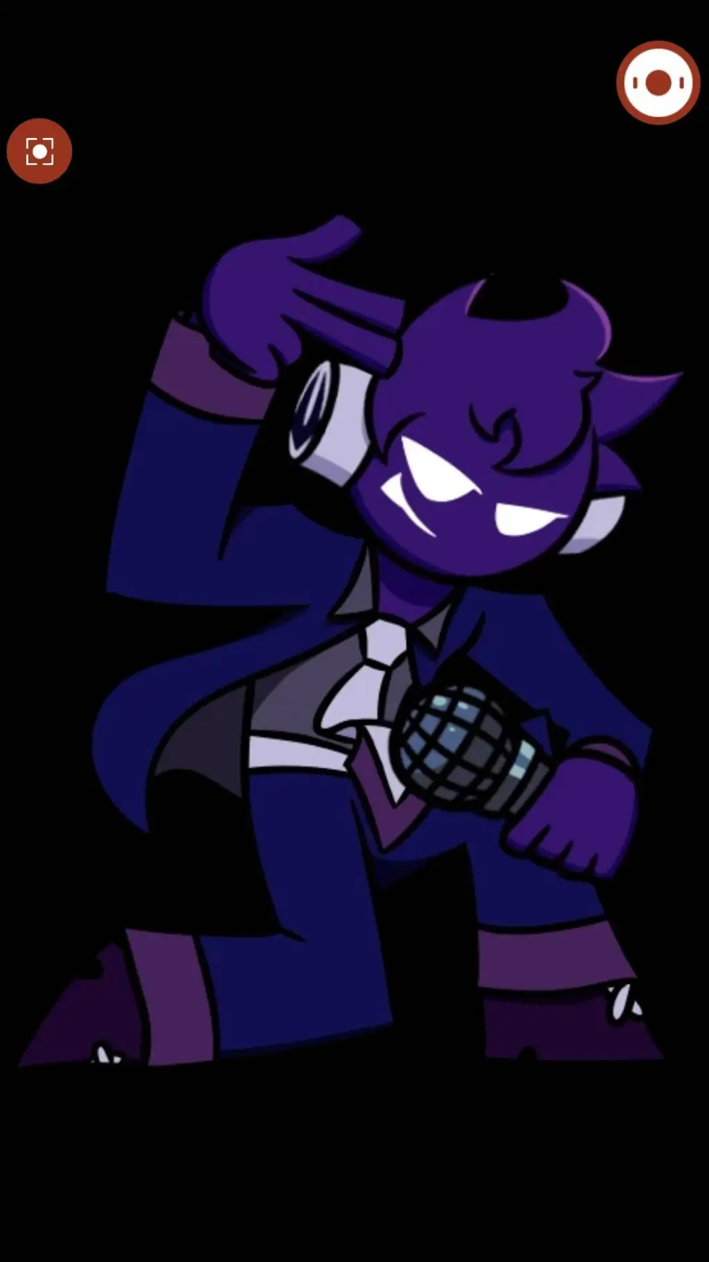 ai character: Void background