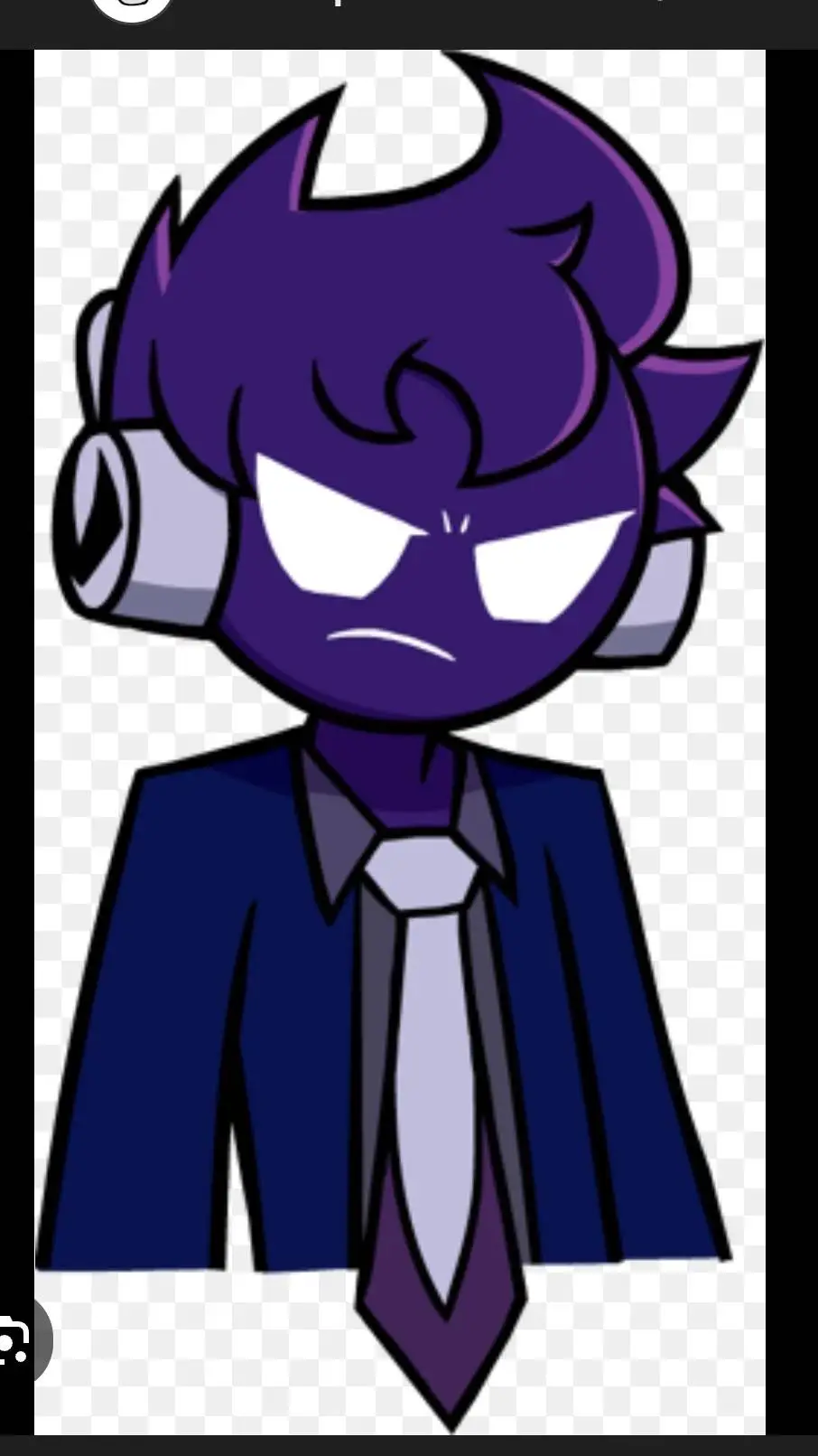 ai character: Void (Fnf) background