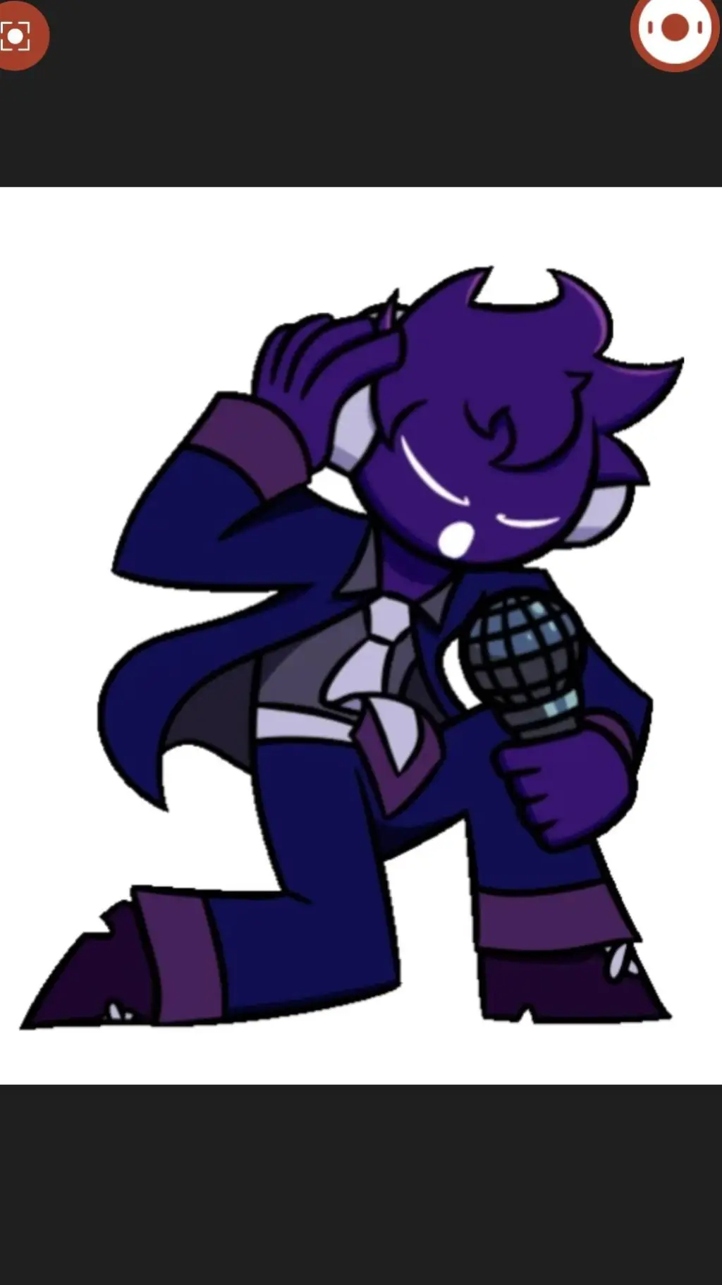 ai character: Void background