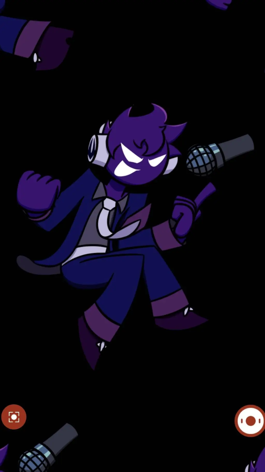 ai character: Void background
