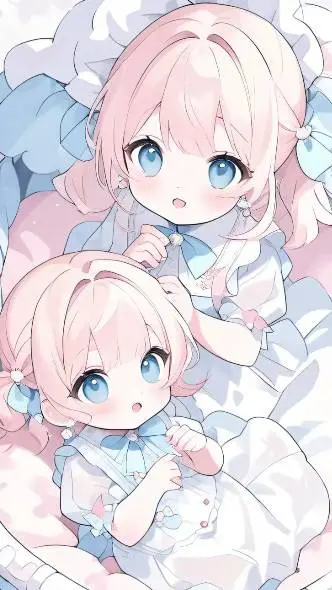 ai character: bebes en tu cama background