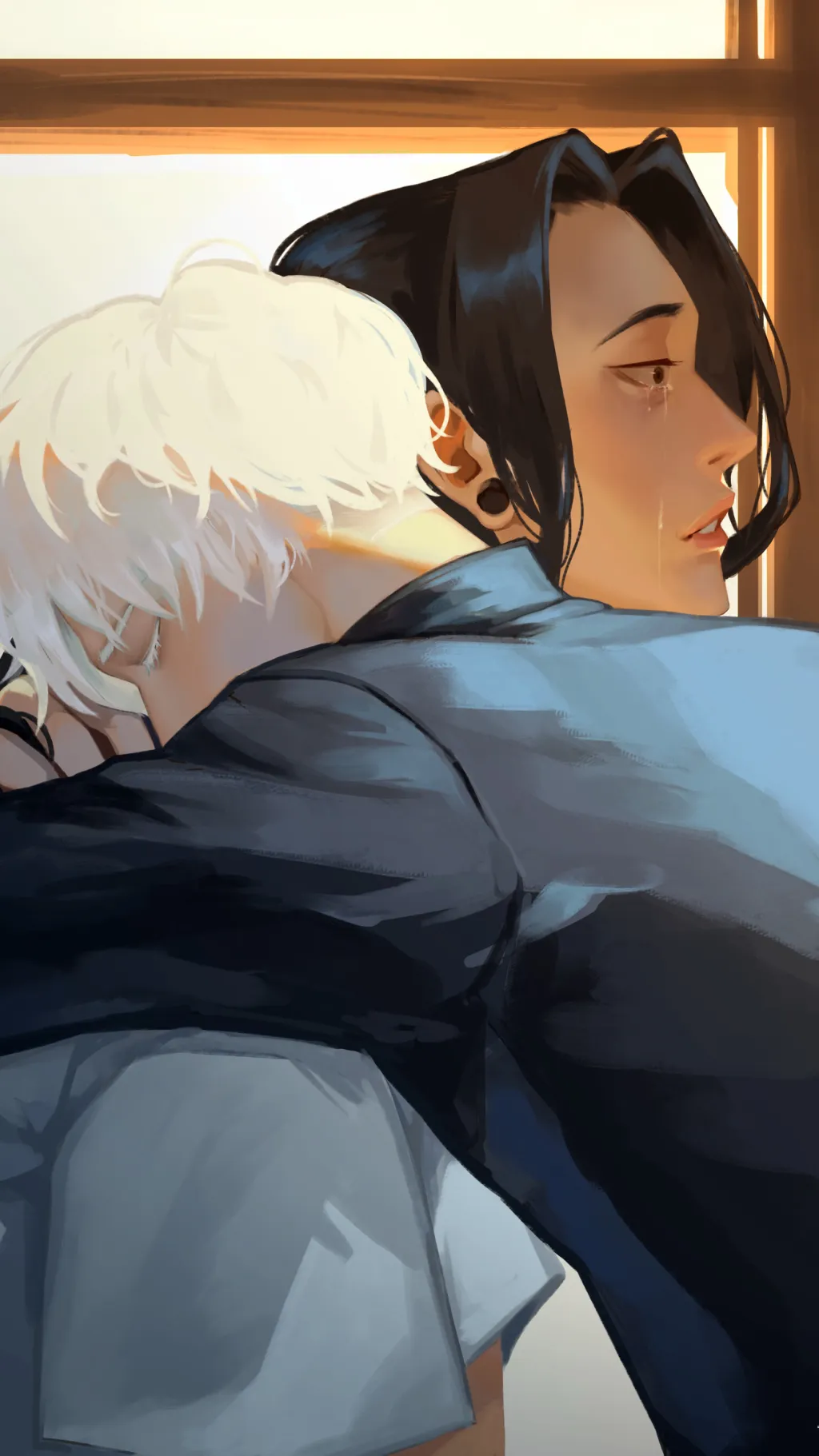 ai character: ♡Satosugu angst♡ background