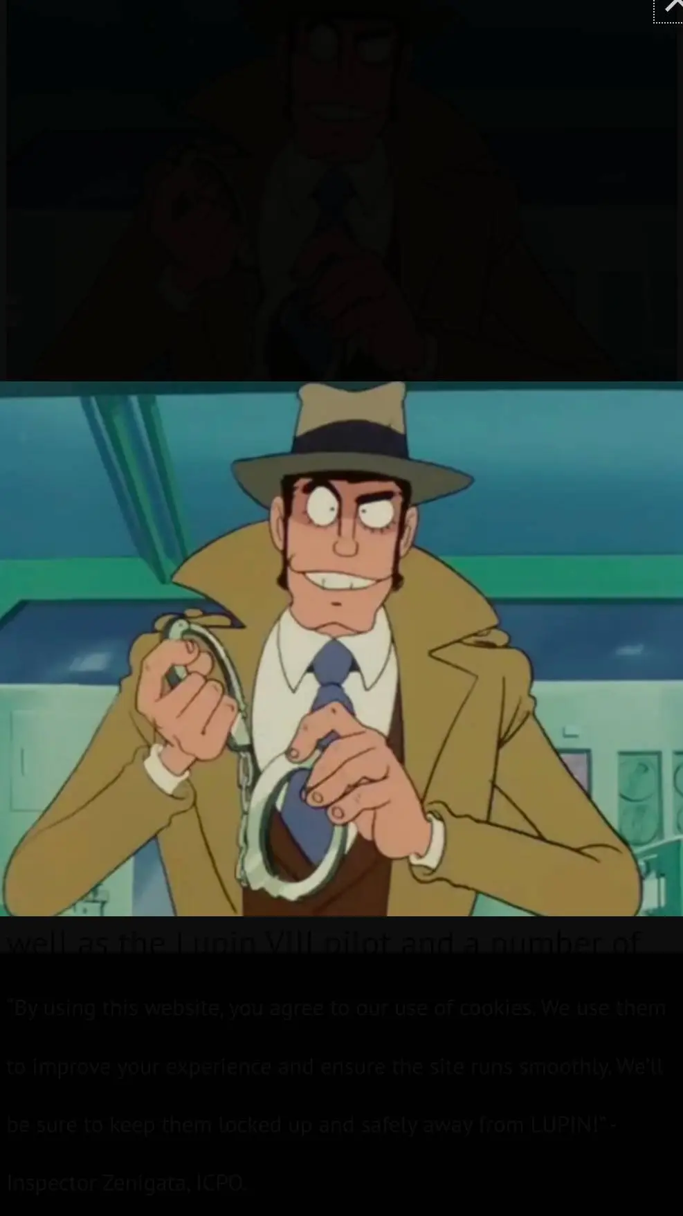 ai character: Inspector zenigata background
