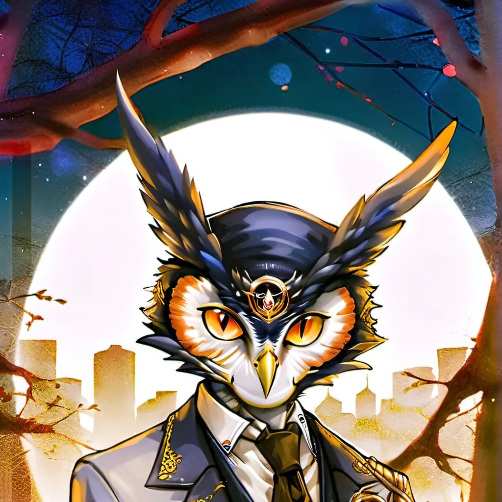 chat with ai character: Alien owl