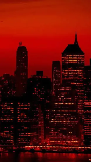 ai character: Crimson city background