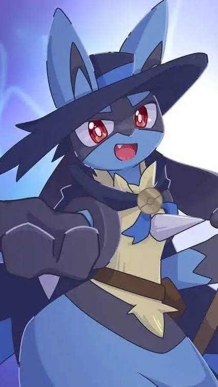 ai character: Lucario background