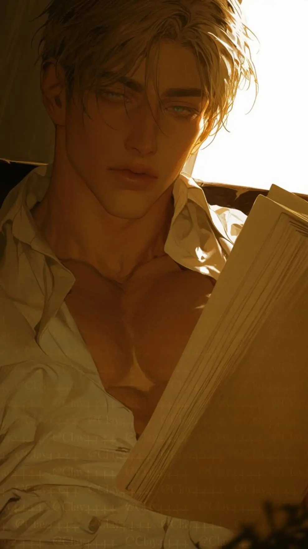 ai character: Andrew Scott  background
