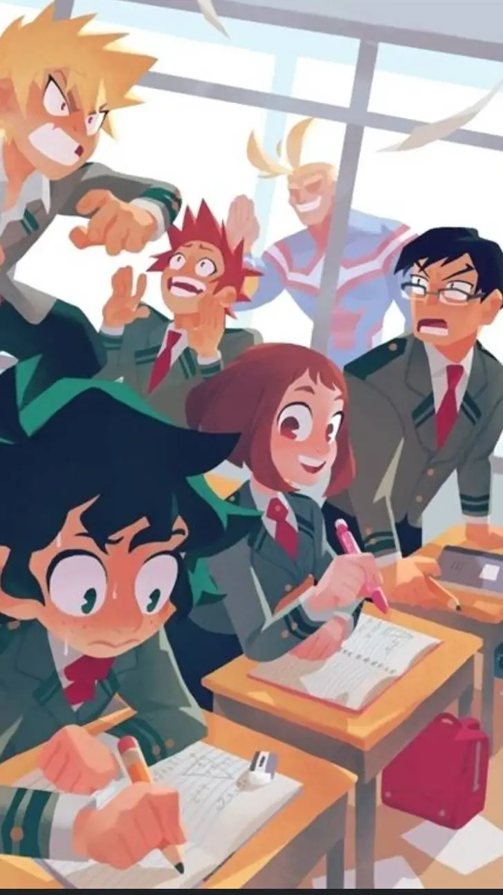 ai character: High School 📖😬 background