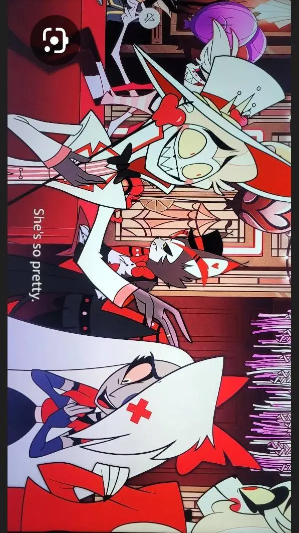 ai character: Lu Meets Vaggie💛 background