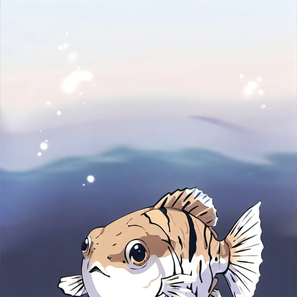 chat with ai character: puffer fish