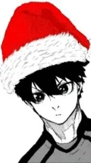 ai character: christmas isagi background