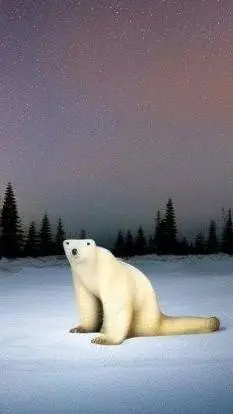 ai character: polar bear 2026 background