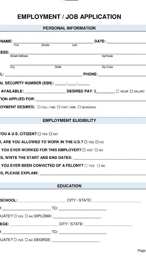 ai character: Job application background