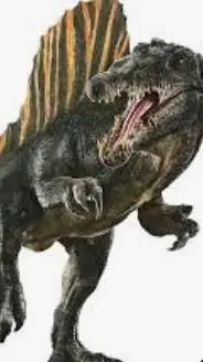 ai character: JP spinosaurus background