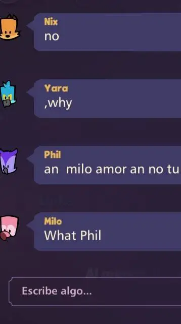 ai character: Suspects💜Ph X Mi🩷 background